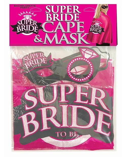 Bachelorette Superstore Super Bride Cape & Mask Set New Arrivals 1 Bachelorette Superstore Super Bride Cape & Mask Set New Arrivals