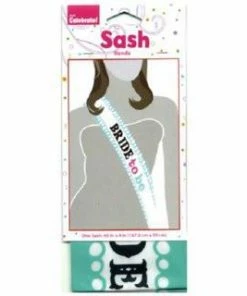 Bachelorette Superstore Teal Bride To Be Sash
