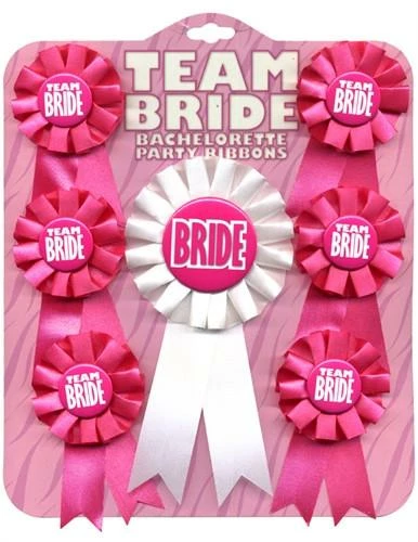 Bachelorette Superstore Team Bride Ribbon Set, 7 Pc 1 Bachelorette Superstore Team Bride Ribbon Set, 7 Pc