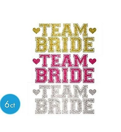 Bachelorette Superstore $1.99 And Under Team Bride Body Jewelry, 6ct 1 Bachelorette Superstore $1.99 And Under Team Bride Body Jewelry, 6ct