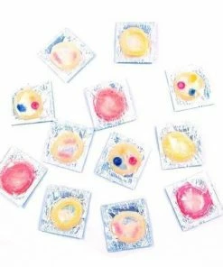 Bachelorette Superstore Colored Condom - French Tickler, 1 Pc $1.99 And Under