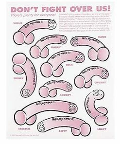 Bachelorette Superstore Willie Name Tag Game