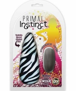 Bachelorette Superstore Primal Instinct Bullet, Zebra Prizes