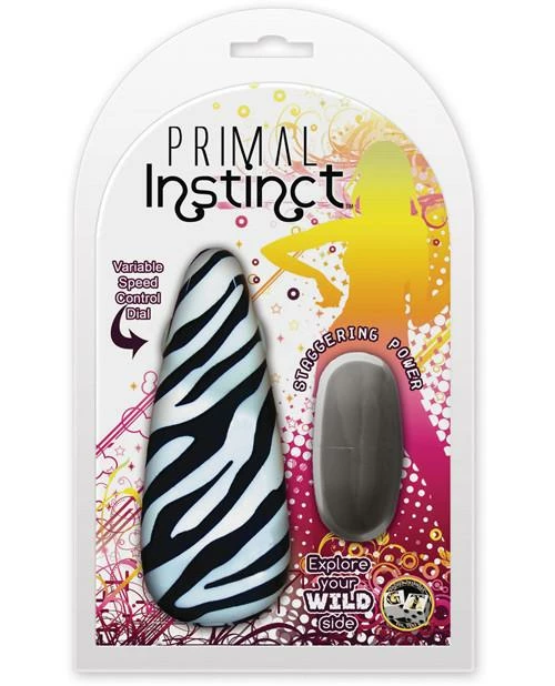 Bachelorette Superstore Primal Instinct Bullet, Zebra Prizes 1 Bachelorette Superstore Primal Instinct Bullet, Zebra Prizes